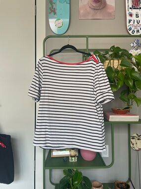 Lauren Ralph Lauren Striped Boatneck Top